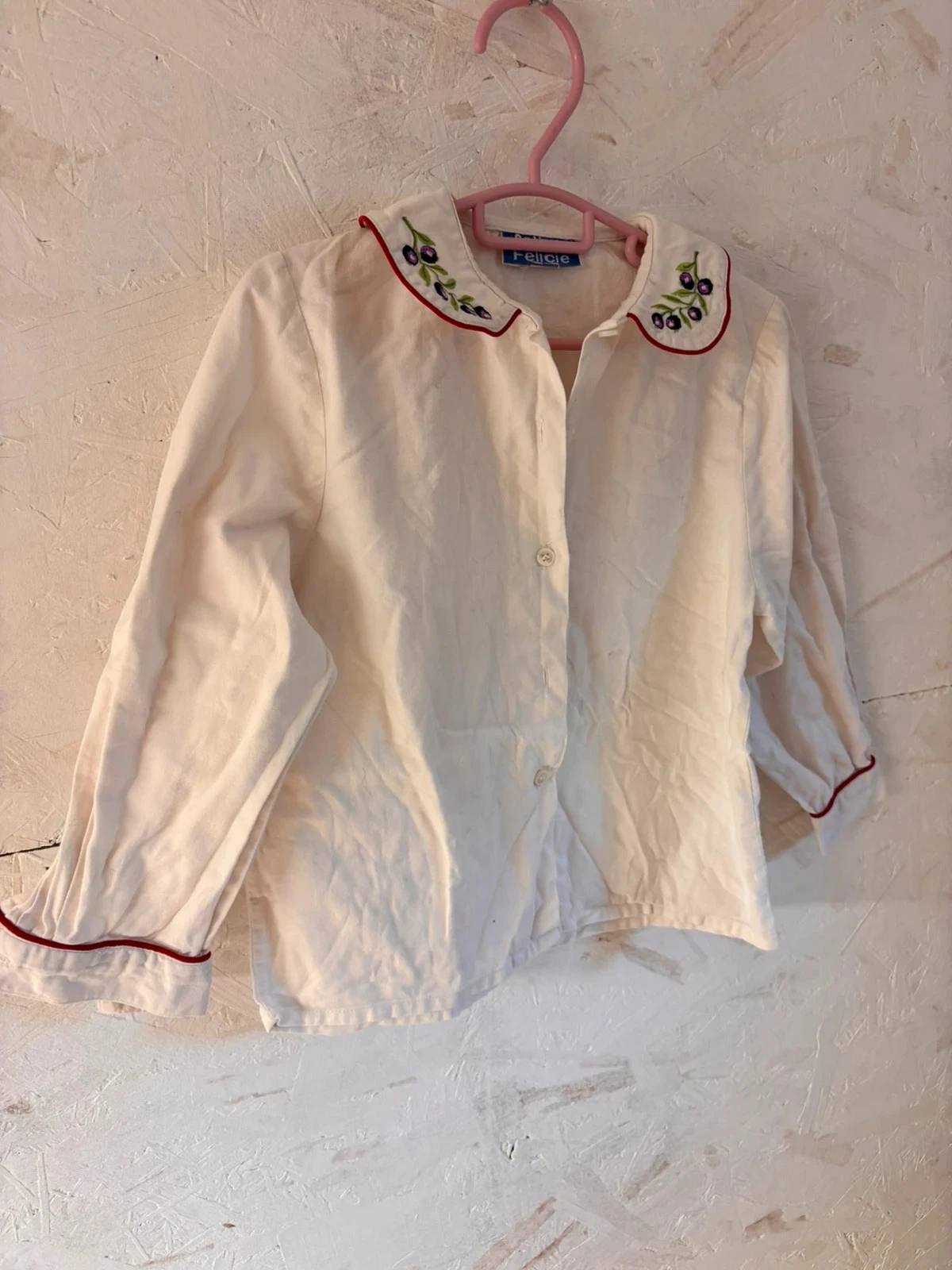 Adorable embroidered vintage blouse Arthur et Félicie – 5 years (108 cm) – photo 2